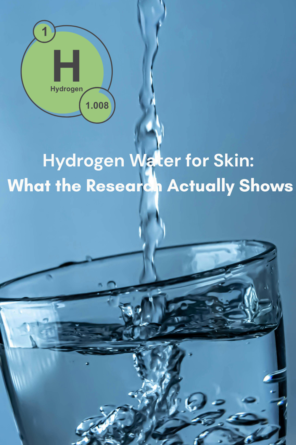 Hydrogen Water for Skin: What the Research Actually Shows